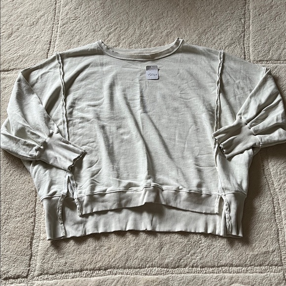 We The Free Camden Sweatshirt In Grey Opal - Picture 5 of 8